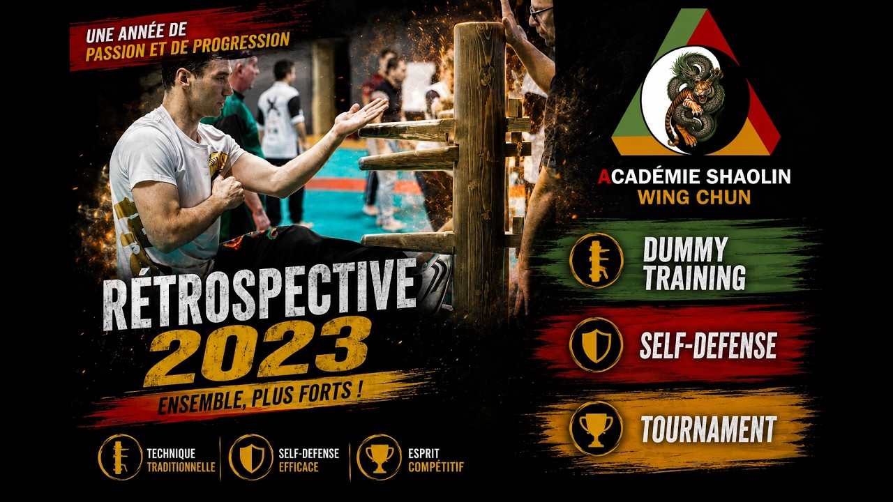 Wing Chun 2023 Summary in 6 minutes - Dummy Training, Self-defense and tournament