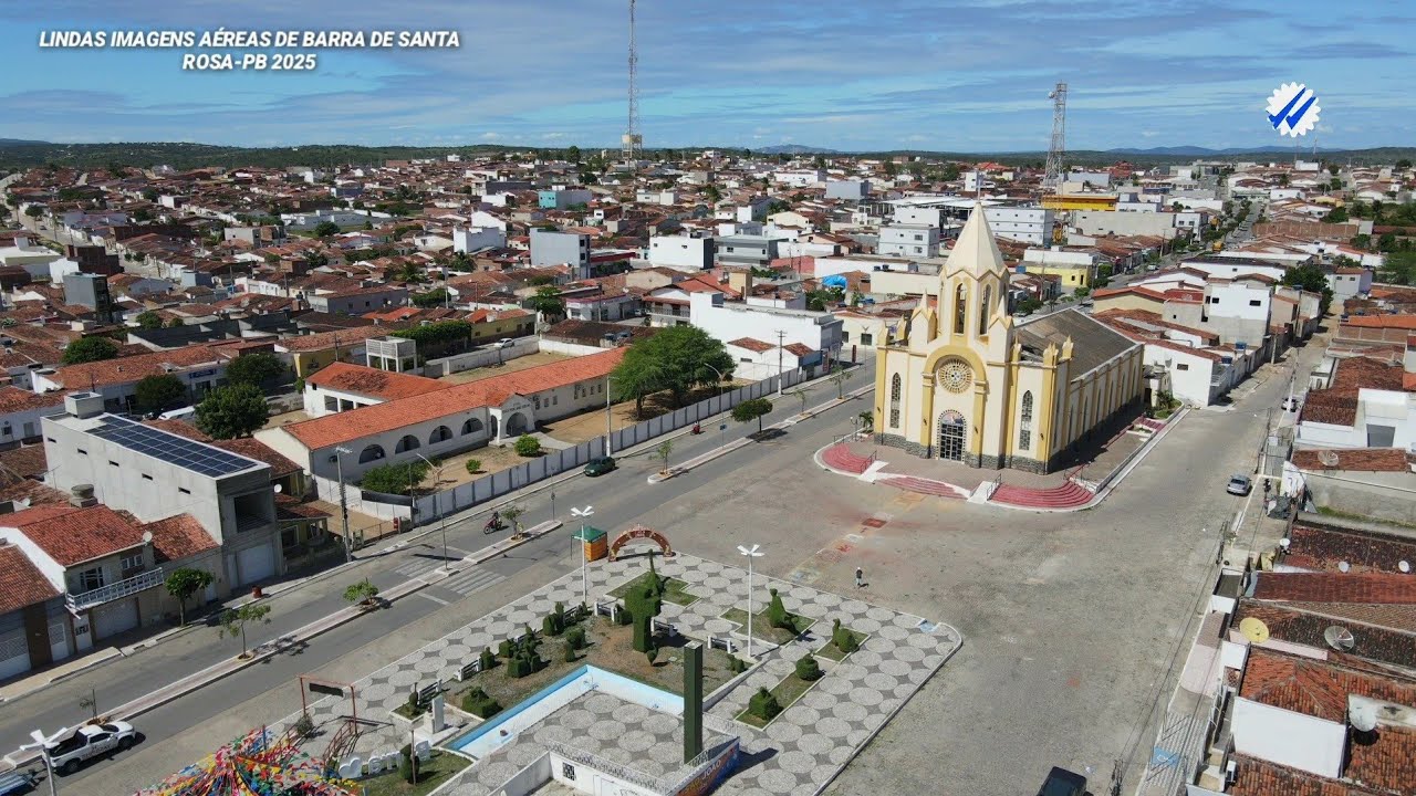 LINDÍSSIMAS IMAGENS AÉREAS DE BARRA DE SANTA ROSA-PB 2025 