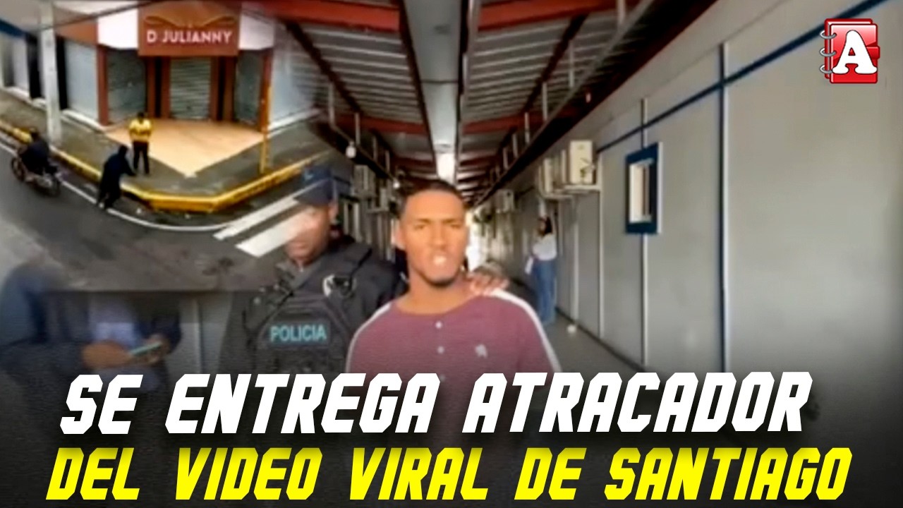 SE ENTREGA IMPLICADO EN EL ATRACO VIRAL DE SANTIAGO