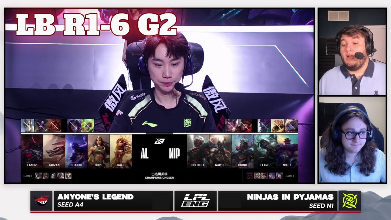 AL vs NIP - Game 2 | Round 1 S15 LPL Summer Playoffs 2025 | Anyone's Legend vs Ninjas in Pyjamas G2