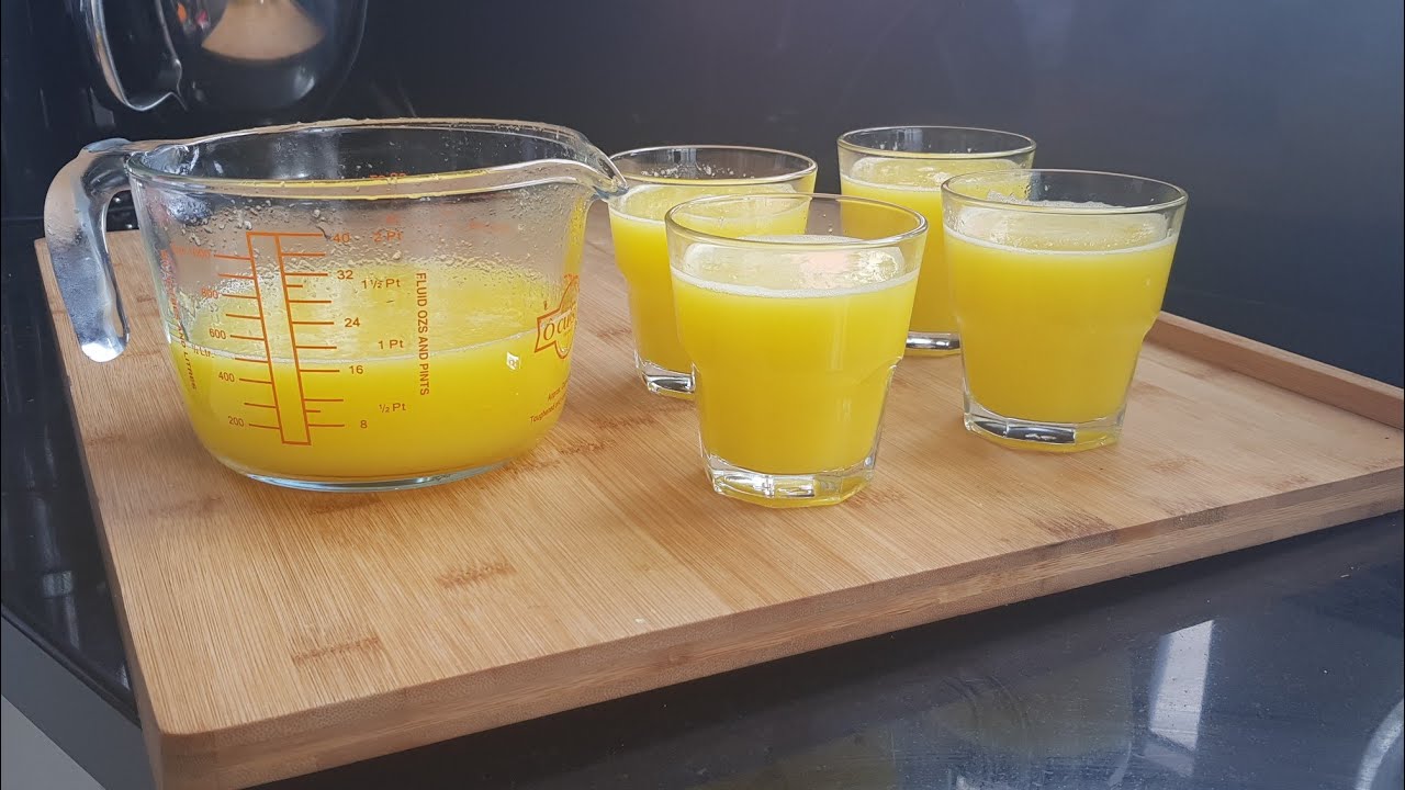 الليمونة وبرتفالة🍋🍊تحضري لترونصف من العصير المنعش jus d orange