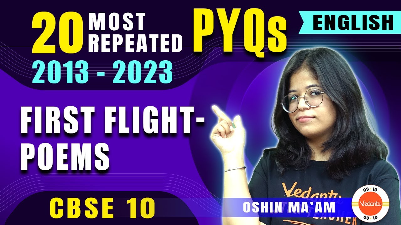 Most Repeated Questions from First Flight Poems 🔥 Class 10 English PYQs