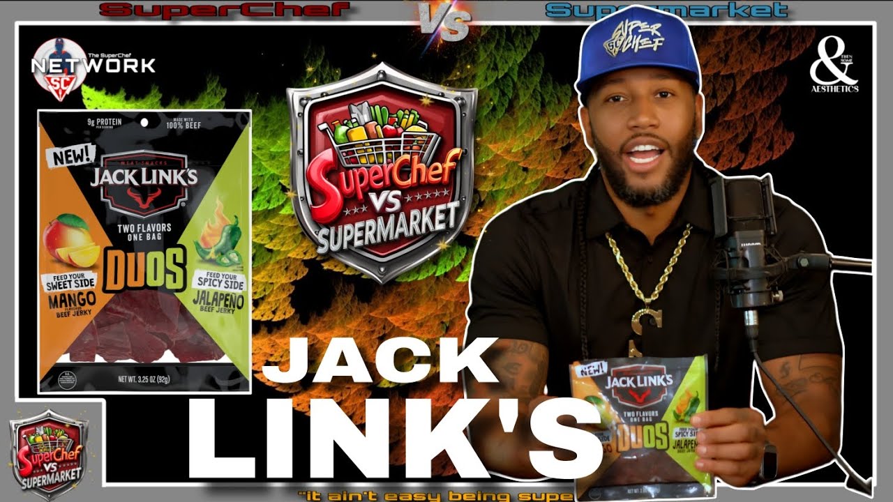 LETS GRADE Jack Link's DUOS Mango/Jalapeño beef jerky: SUPERCHEF VS SUPERMARKET 