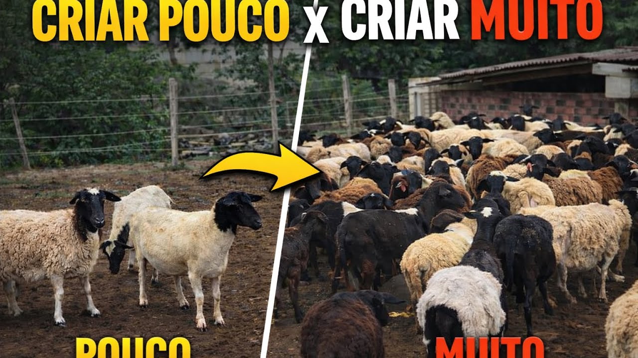 CRIAR MUITO OVINOS x CRIAR POUCO | COM QUANTAS OVELHAS COMEÇAR SEU REBANHO