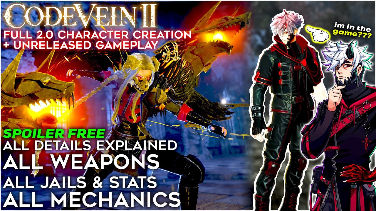 Exclusive Code Vein II First Look | New Gameplay Hands On Preview & Character Creation Explained!