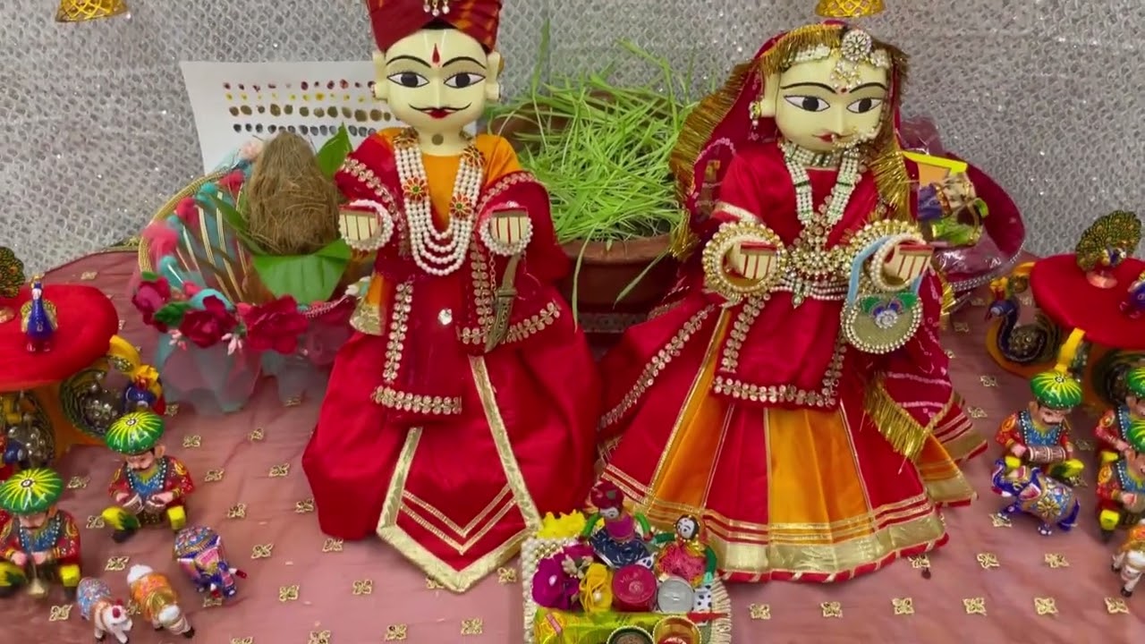 Isar Gangaur ji decor @home . Beautiful gora ❤️ #gangaur #missing