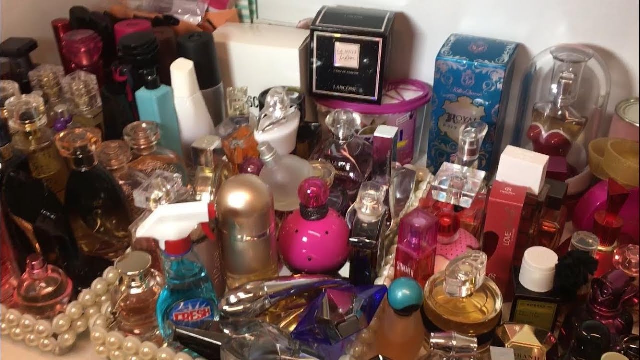 MINHA COLEÇÃO DE PERFUMES E HIDRATANTES “POR CIMA” 2018