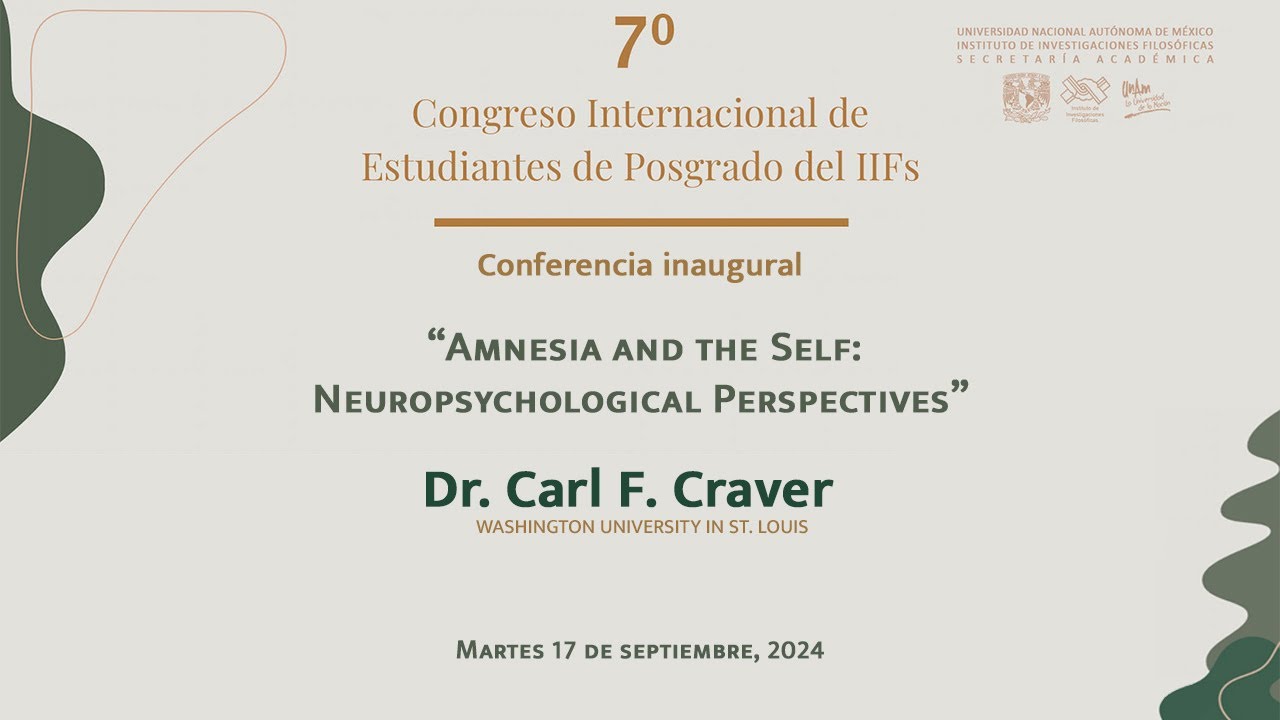 7&ordm; Congr_Est_Posgr.&bull; Carl F. Craver 