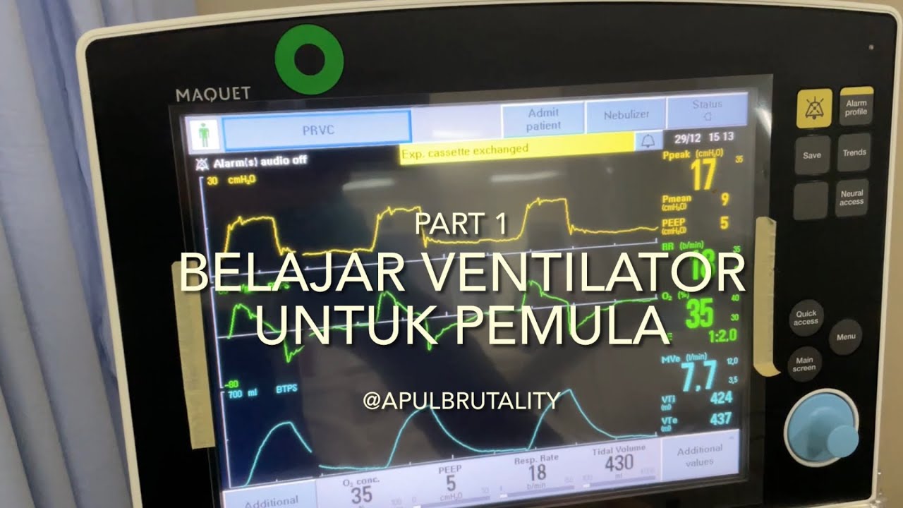 Belajar ventilator untuk pemula (part 1) - basic ventilator setting