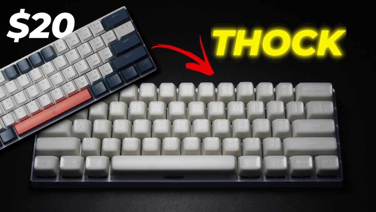I Tried the Most Popular Budget Keyboard on AliExpress (and upgraded it) ft. Machenike K500-B61