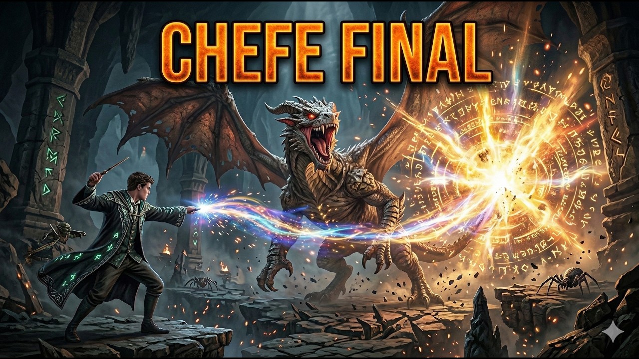 O FINAL DE HOGWARTS LEGACY – A BATALHA CONTRA RANROK DRAGÃO!