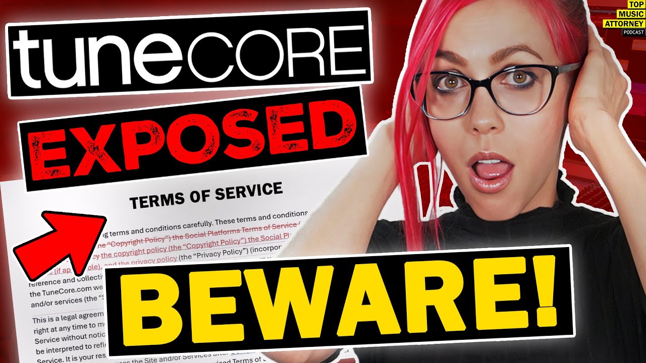 TuneCore UPDATES Terms Of Service... Don't Sign Until You Watch This