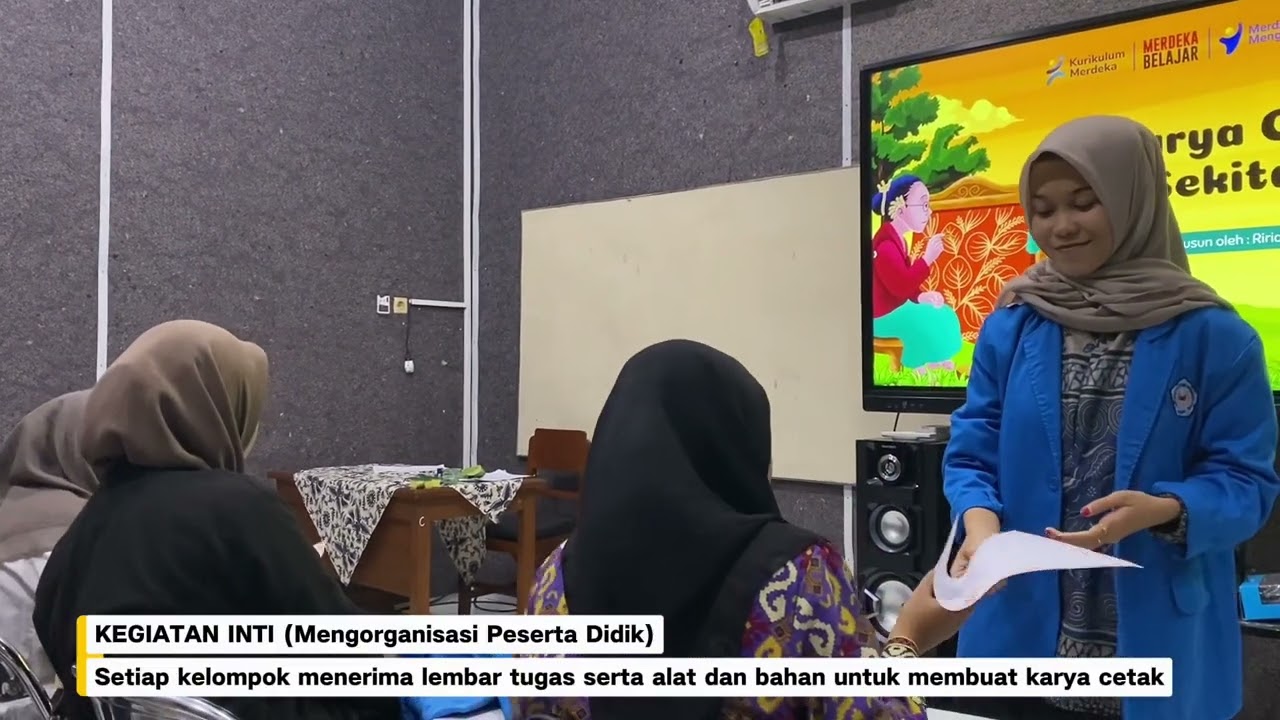 VIDEO PEMBELAJARAN MATA PERKULIAHAN PENGEMBANGAN KREATIVITAS SENI BUDAYA SD