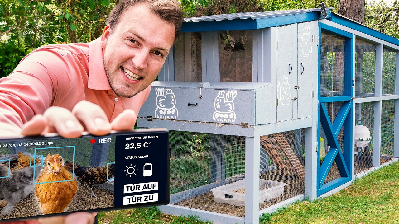 Anfänger baut HIGHTECH-Hühnerstall in 7 Wochen [DIY, winterfest, automatisiert]
