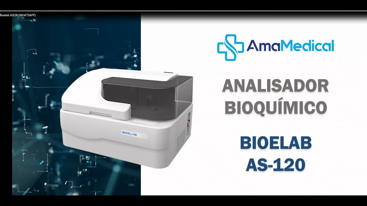 Analisador de Biobioquimica automatico AS-120 BIOELAB