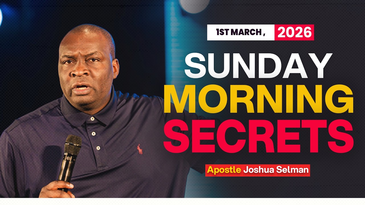 [1ST MARCH 2026 SUNDAY MORNING APOSTLE JOSHUA SELMAN || Koinonia Morninf Service