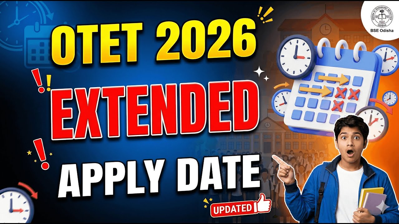 OTET Apply Online 2026 | OTET Apply Date Extended | OTET Apply Date 2026