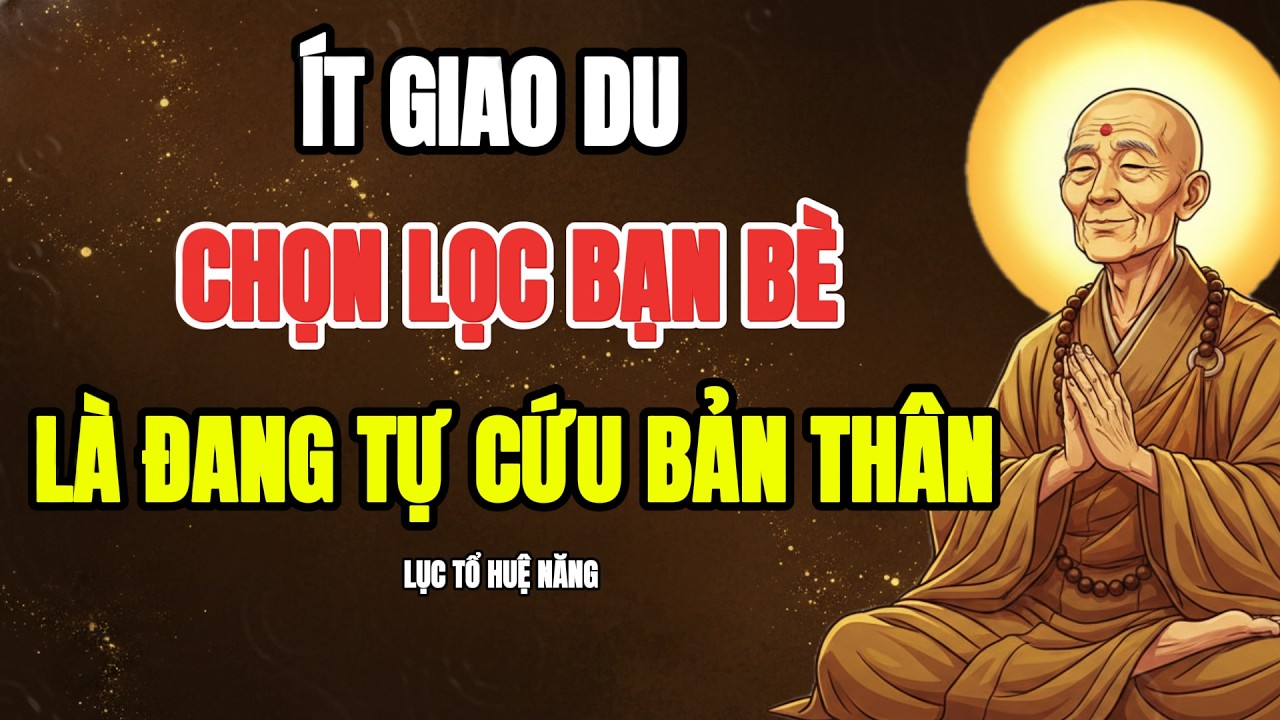 LỤC TỔ HUỆ NĂNG  - ÍT GIAO DU, CHỌN LỌC BẠN BÈ LÀ ĐANG TỰ CỨU BẢN THÂN CON - PHẬT TẠI TÂM