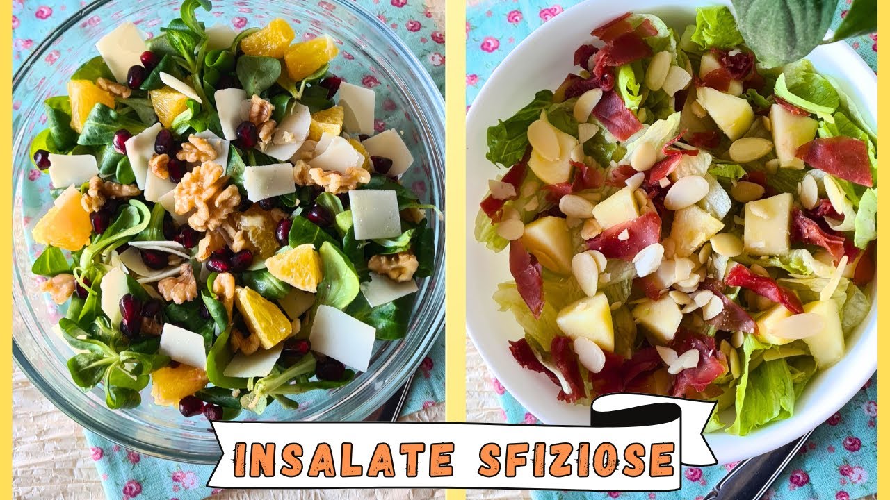 INSALATE SFIZIOSE INVERNALI | Insalate detox | Insalate light
