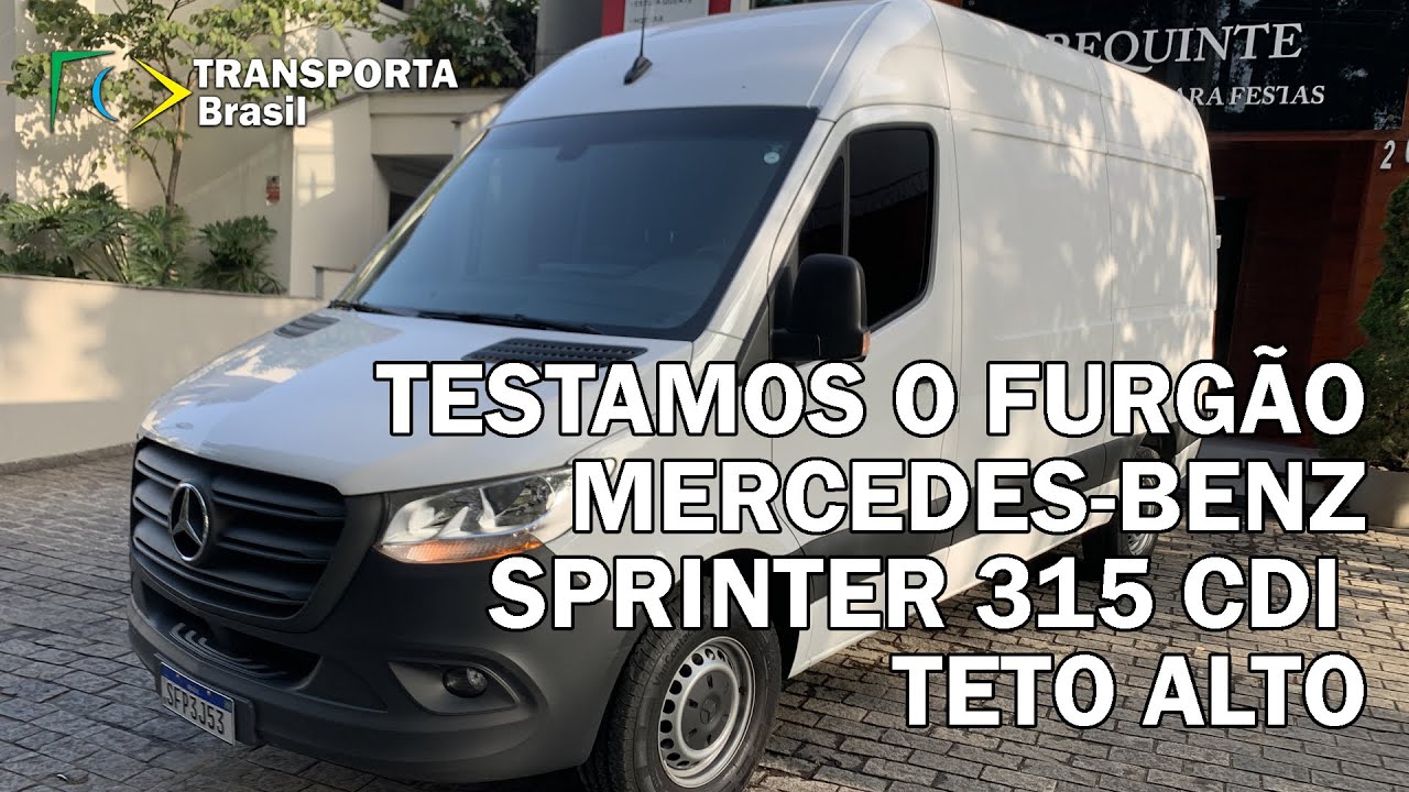 TESTAMOS A MERCEDES-BENZ SPRINTER STREET 315 CDI FURGÃO TETO ALTO