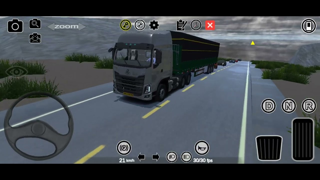 Trải Nghiệm xe tải Chenglong H7 đầu kéo con đường tên map Bara Truck E Bus nha