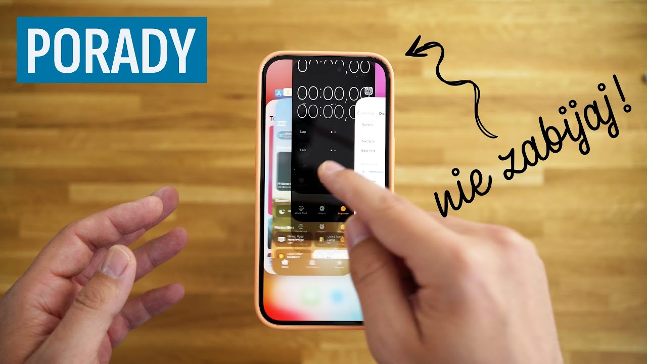 Nie zabijaj aplikacji iOS na iPhone