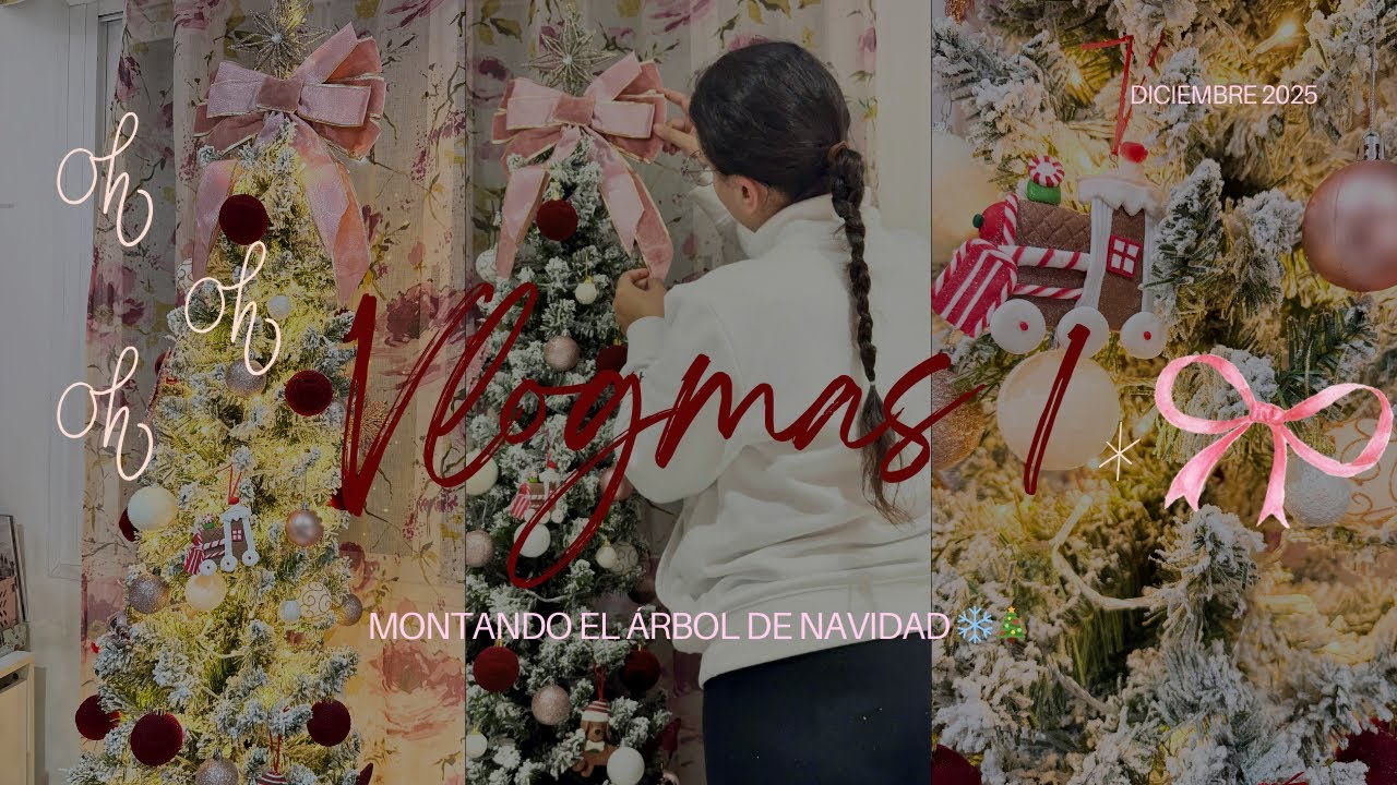 🎄VLOGMAS 1 🎄Montando el árbol de Navidad ✨