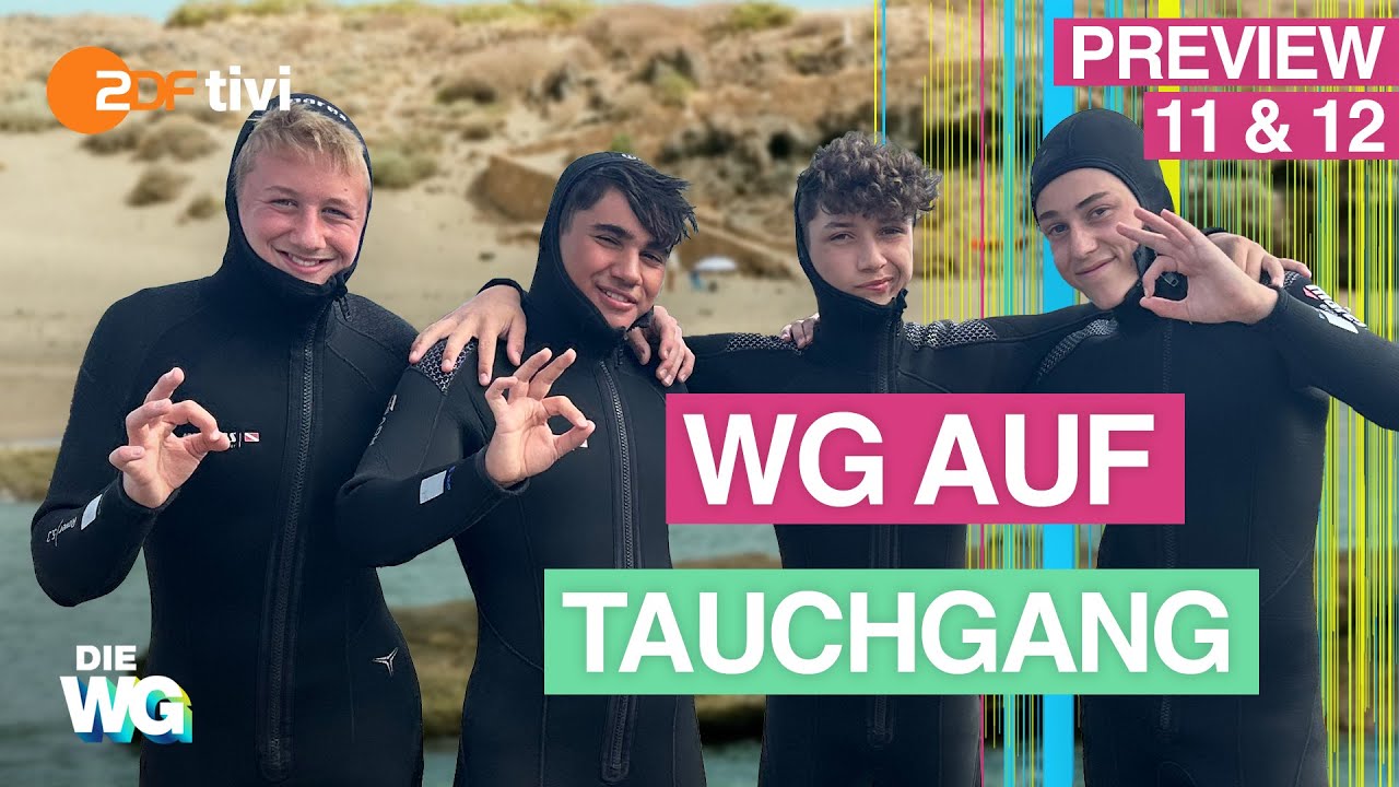 WER traut sich ganz TIEF ins MEER? 🤿😬 Die Jungs-WG - Team Teneriffa | DIE WG