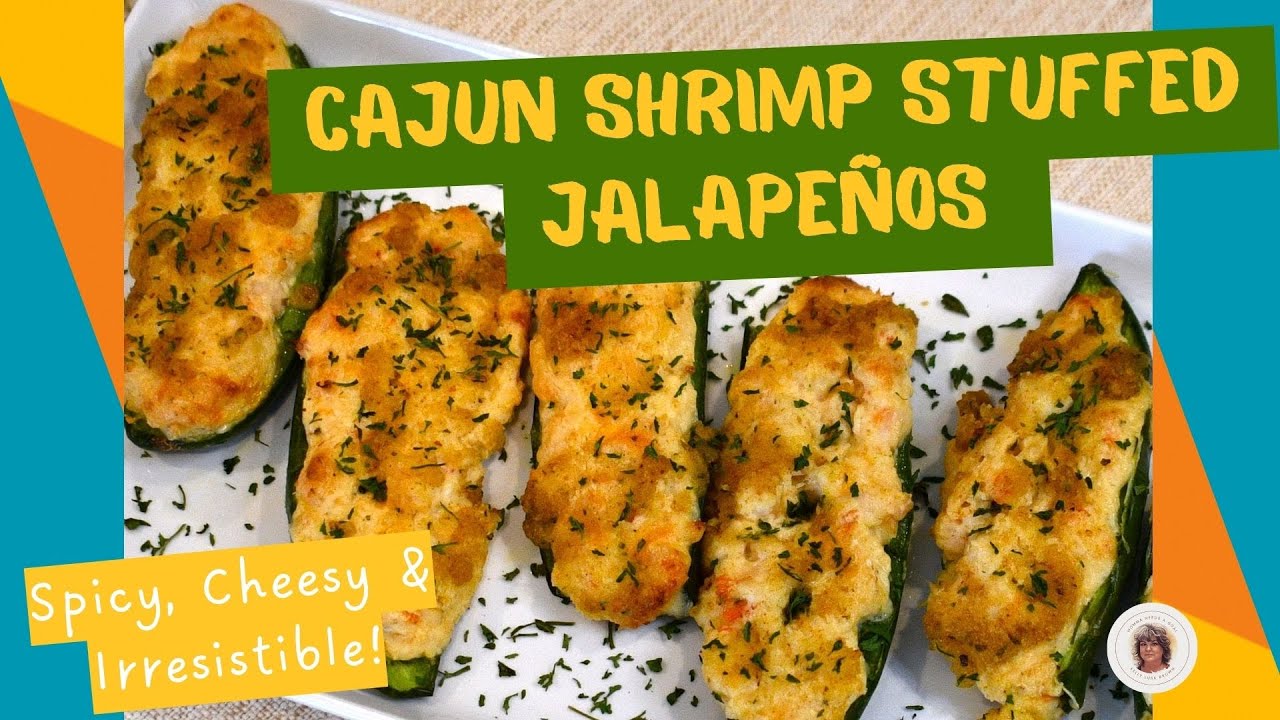 Cajun Shrimp Stuffed Jalapeños | Spicy, Cheesy & Irresistible! 