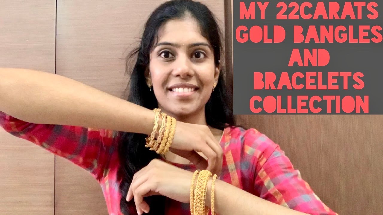 My Gold bangles collection|South Indian gold bangles latest designs 2020|Ramya