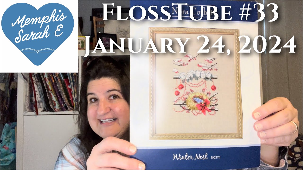FlossTube #33- Winter WIPS, Punch Needle, & Needlepoint (oh my!)