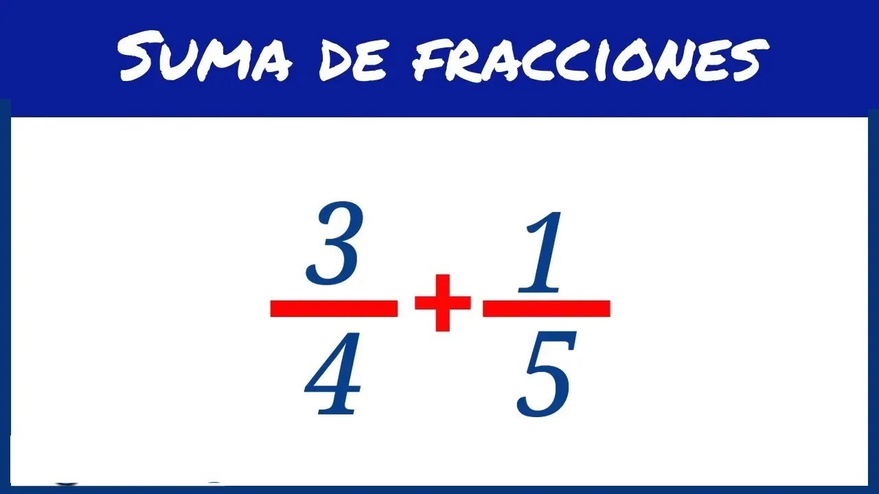 Aprende a Sumar Fracciones con este Metodo
