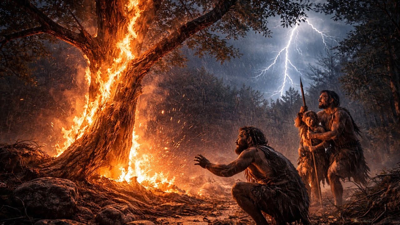First Spark - How Fire was discovered by Humans - Prehistoric Human Origins