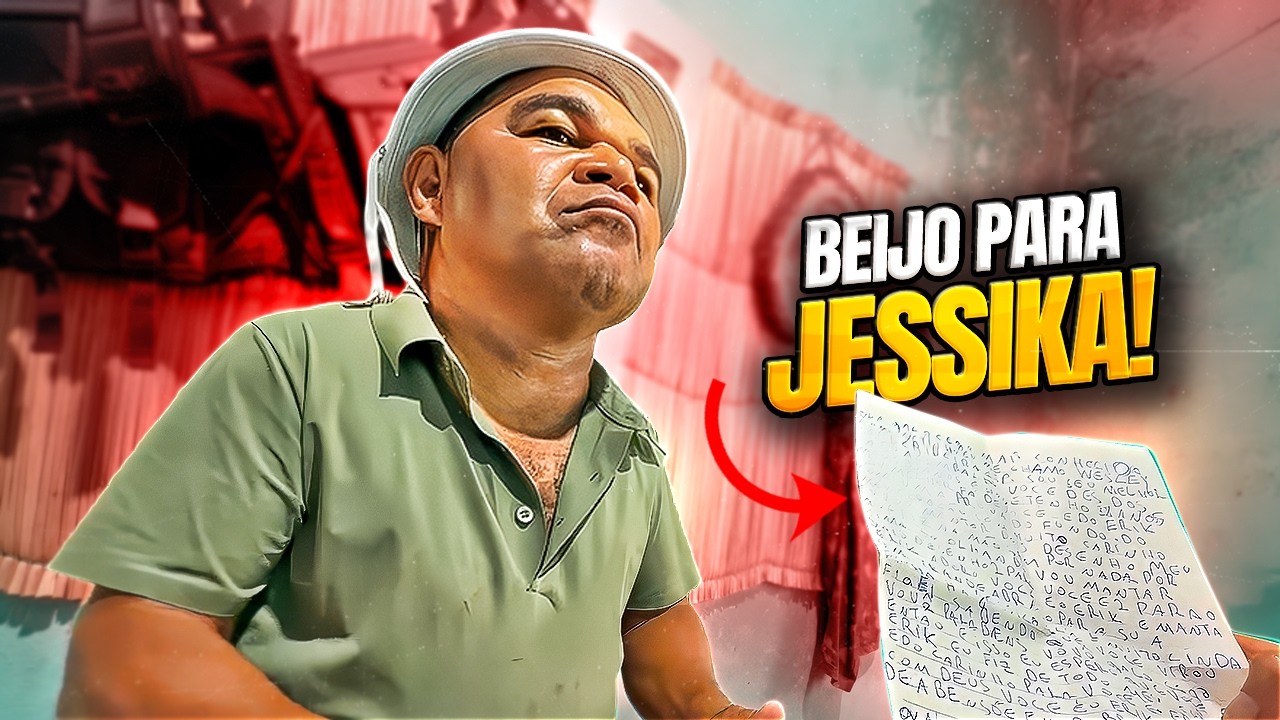 INSCRITO MANDA CARTA GIGANTE E BEIJO PARA JÉSSIKA! 😂 | RECEBIDOS DO GALO CEGO