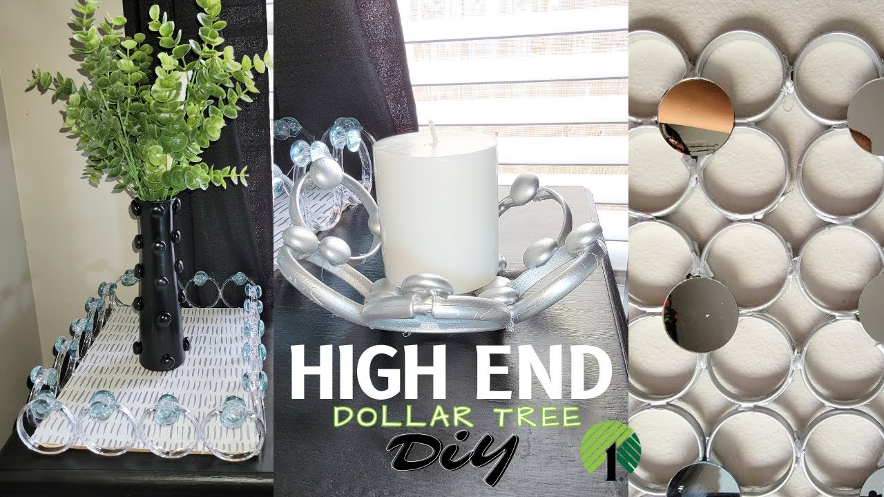 Genius Dollar Tree DIY Crafts| Shower Curtain Ring Decor