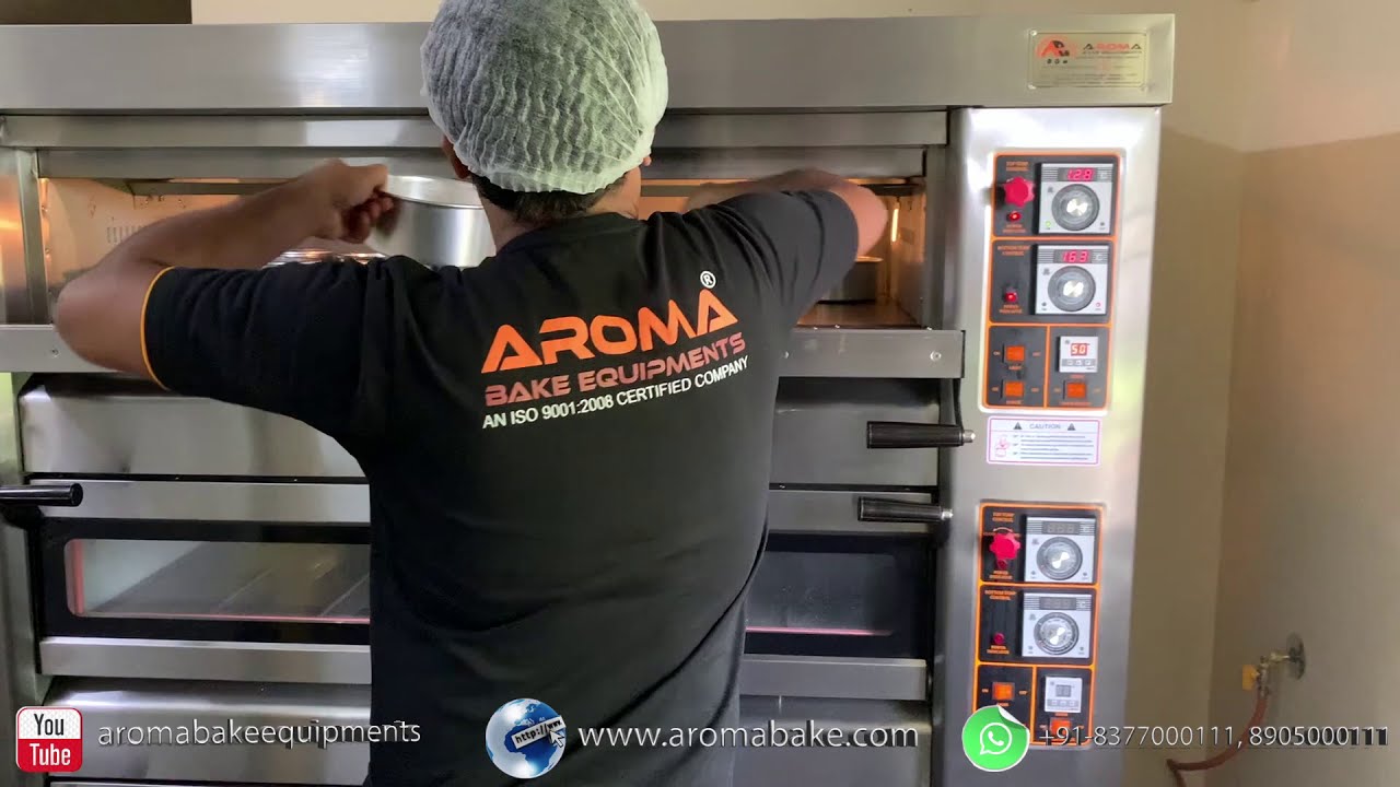 Deck Oven Gas Operated Triple Deck 9 Tray | Bakery Business | Bakery Machine