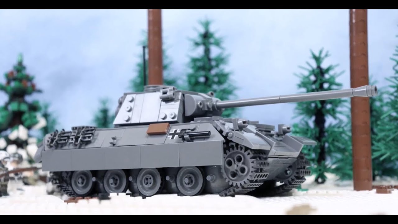 Lego Stop Motion Animation WW2: Hunting the Panther D