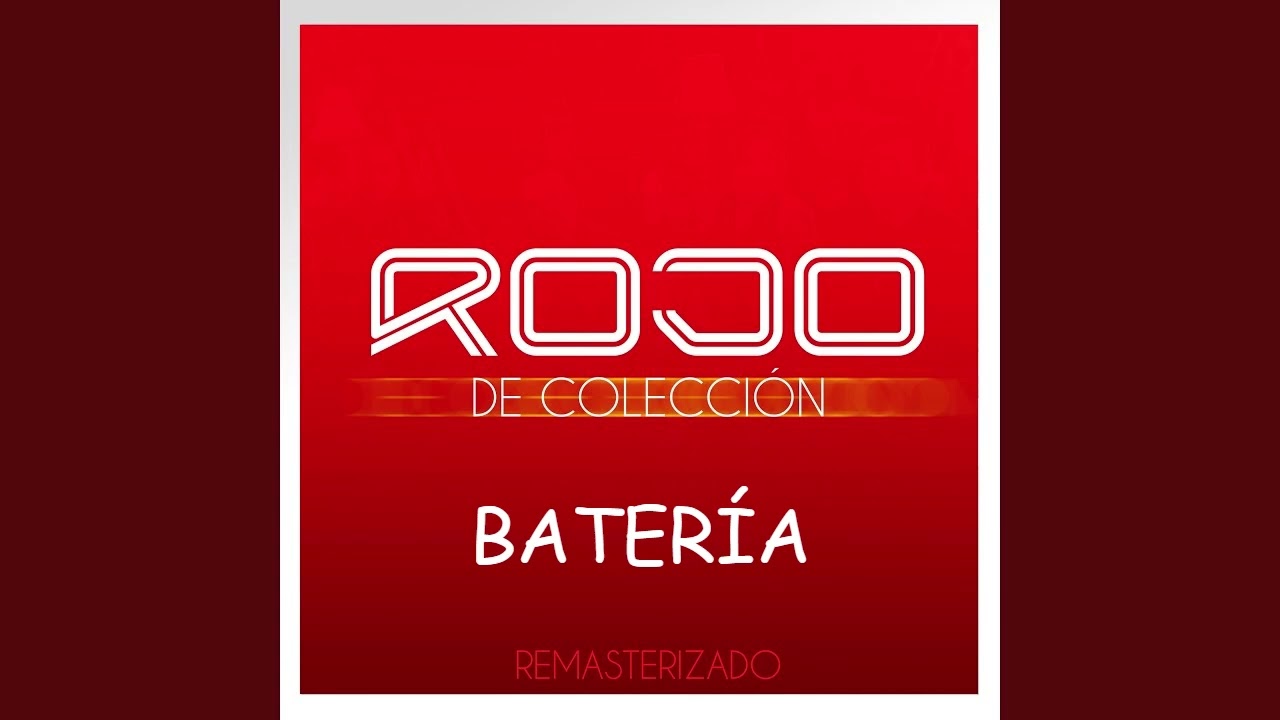 BATERÍA - Te alabaré - ROJO