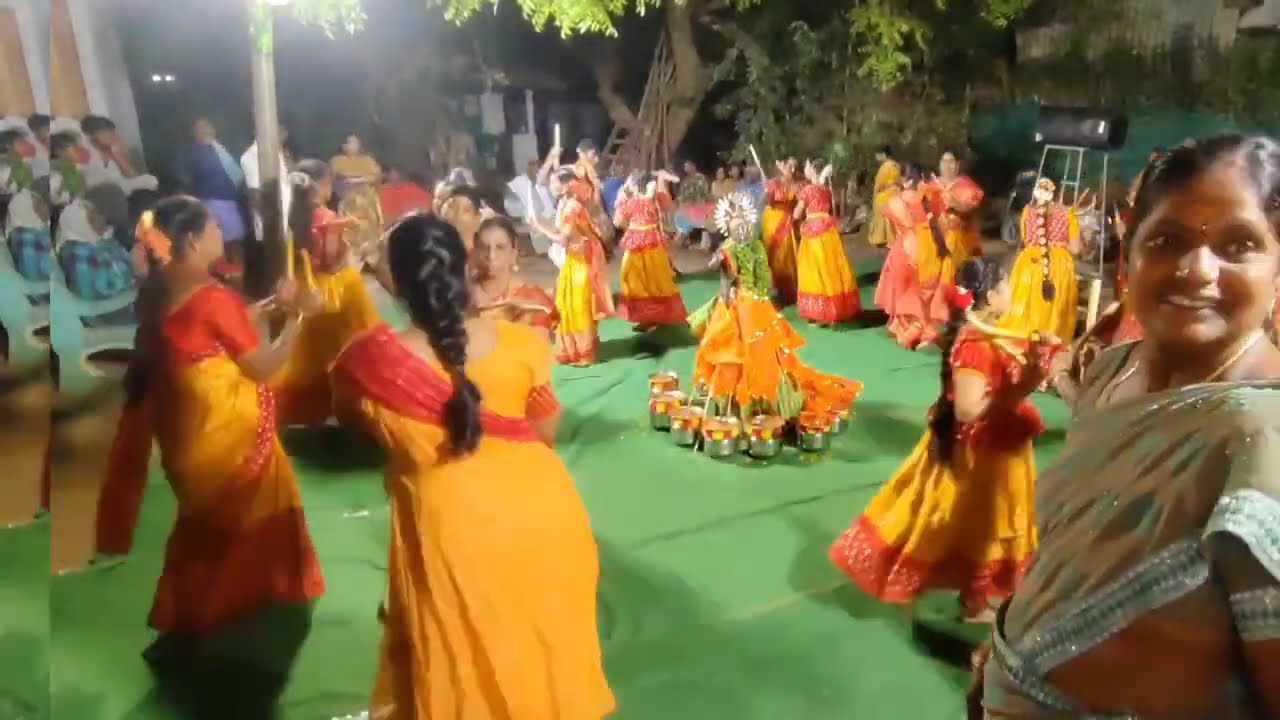  కె. సీతారామపురం గ్రామంలో శ్రీ కోదండ రామాలయం వద్ద మా కోలాటం #kolatam #folksong #dance #performance 