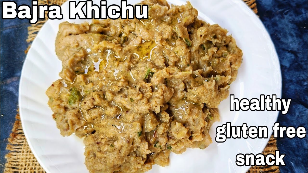 Bajra Khichu | Tasty Healthy Glutenfree Bajra Khichu | Winter Special Gujarati Snack | Masala Khichu