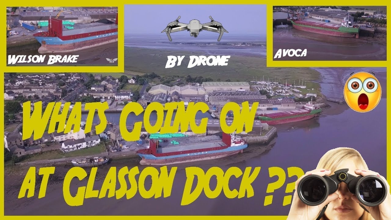 🚢 WHATS GOING ON AT GLASSON DOCKS ?? 2 Cargo ships in dry dock. 🚢