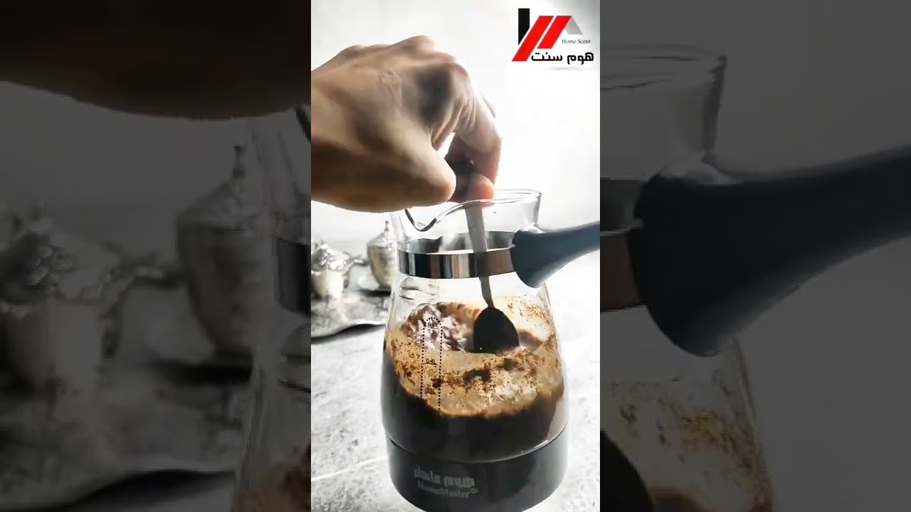 عمل القهوة التركية بواسطة ركوة القهوة الكهربائية