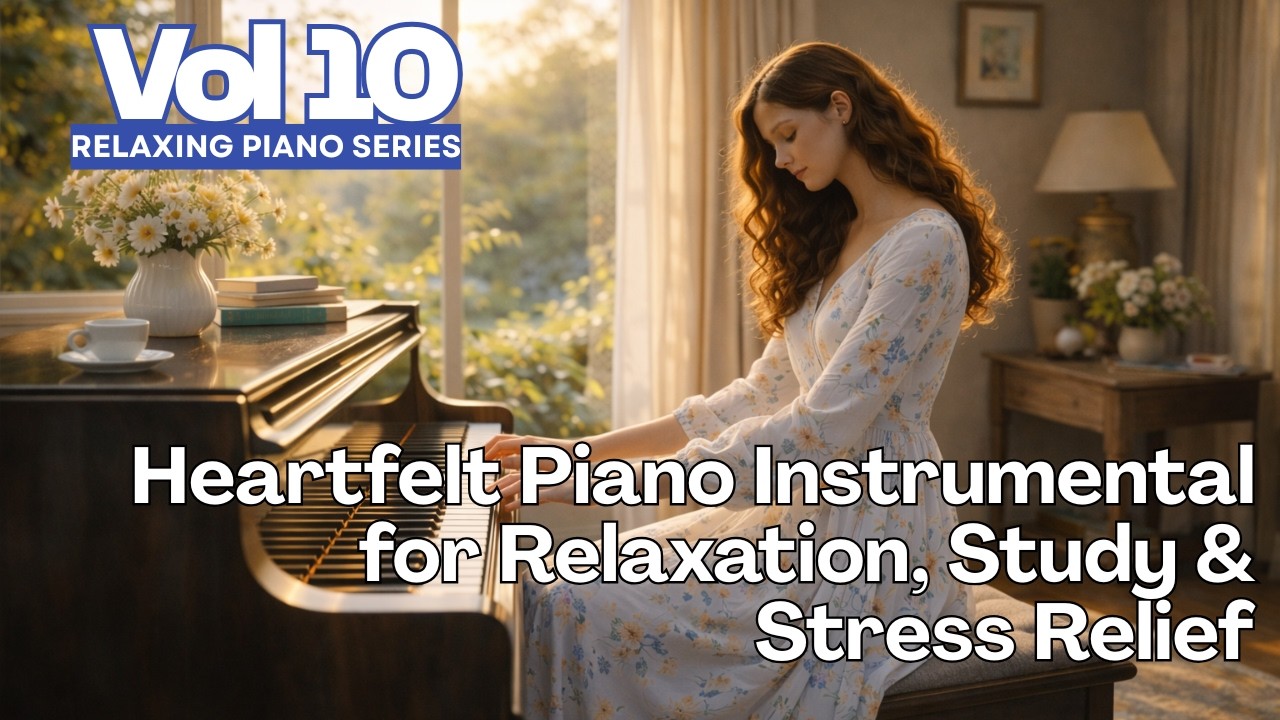 A Simple, Good and Happy Day ☀️ Relaxing Piano Instrumental for Focus, Study & Peaceful Moments