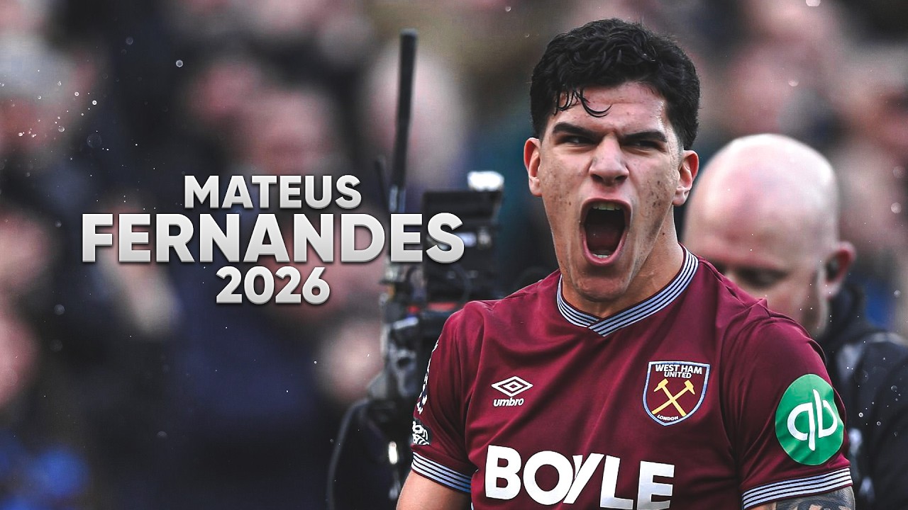 Mateus Fernandes &ndash; Complete Midfielder 2026 | Best skills, Goals & Defending Duels