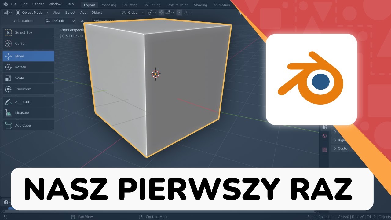 Zaczynamy zabawę z Blenderem! #1