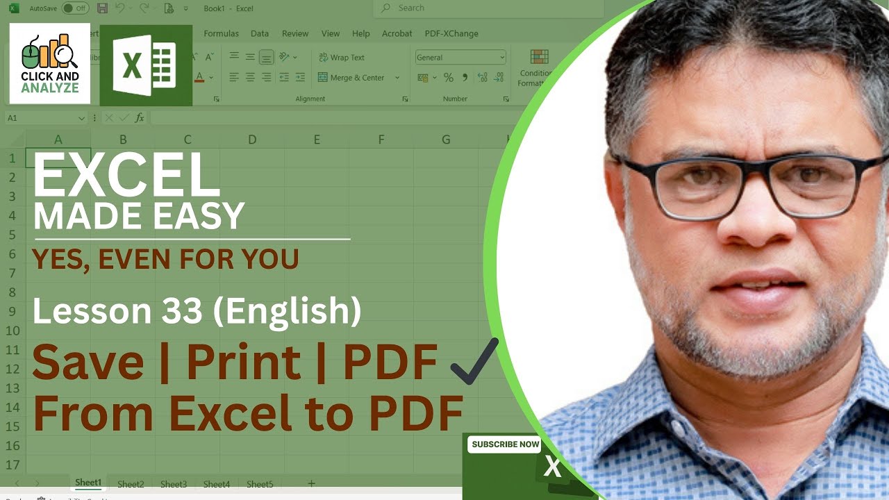 𝐄𝐱𝐜𝐞𝐥 𝐋𝐞𝐬𝐬𝐨𝐧 𝟑𝟑 | 𝐒𝐚𝐯𝐞, 𝐒𝐚𝐯𝐞 𝐀𝐬, 𝐏𝐫𝐢𝐧𝐭 & 𝐏𝐫𝐢𝐧𝐭 𝐚𝐬 𝐏𝐃𝐅 | 𝐄𝐱𝐜𝐞𝐥 𝐏𝐫𝐢𝐧𝐭 𝐁𝐚𝐬𝐢𝐜𝐬 𝐄𝐱𝐩𝐥𝐚𝐢𝐧𝐞𝐝