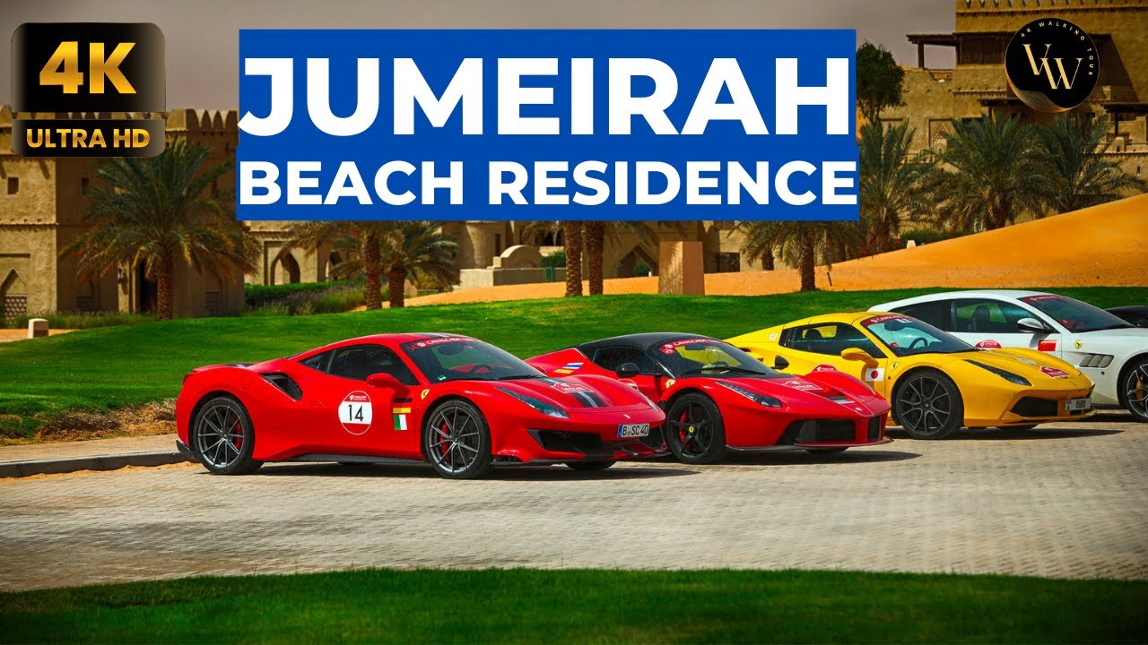 Dubai Walking Tour 🇦🇪 Amazing Dubai JBR Jumeirah Beach Residence 4K