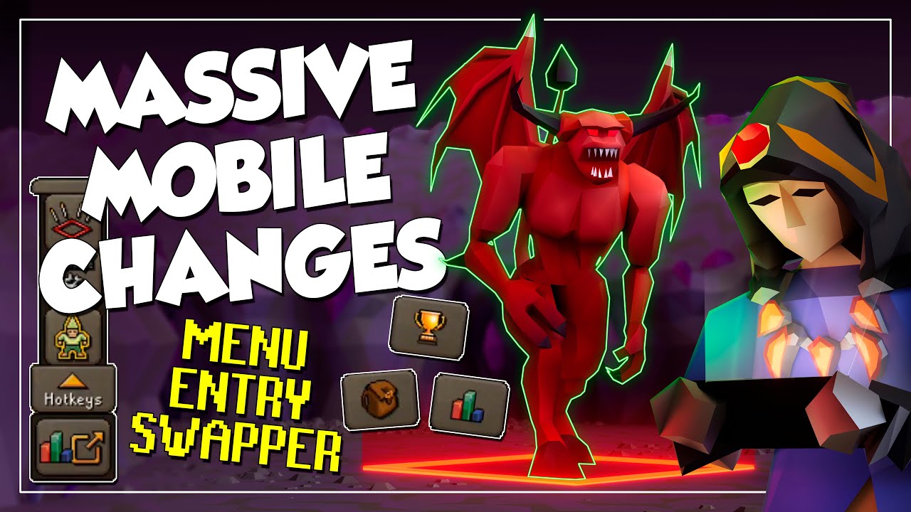 OSRS Mobile изменился навсегда (исправление замены пунктов меню)