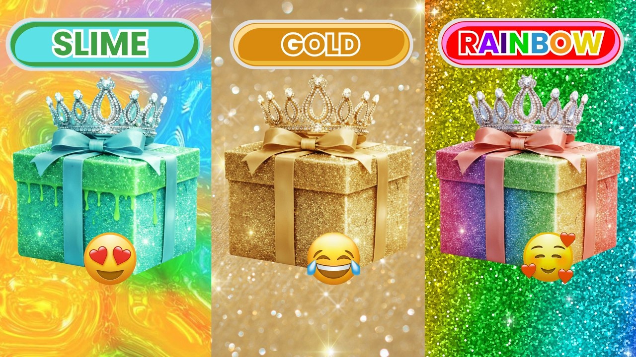 Choose One Gift 🎁 | Slime  Gold and Rainbow (Only One!)