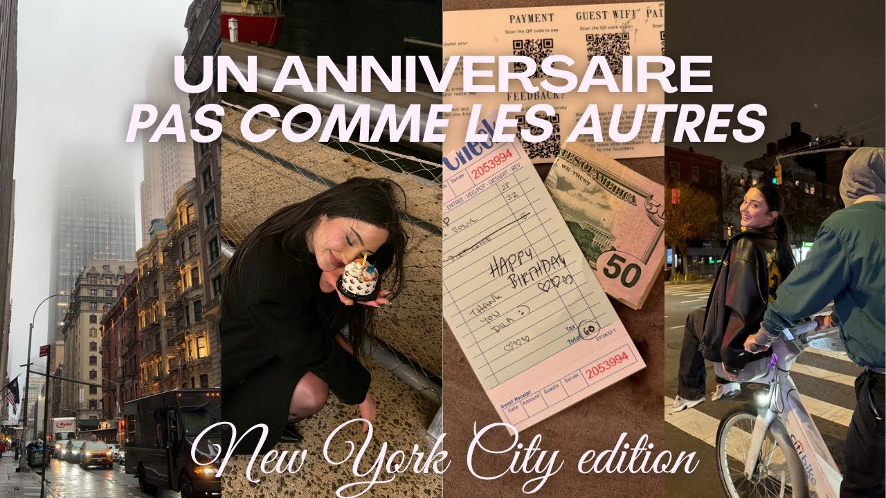 MON ANNIVERSAIRE A NEW YORK 🎂🗽  Peinture et poterie, des fleurs à ma porte, Noël sans sapin ?